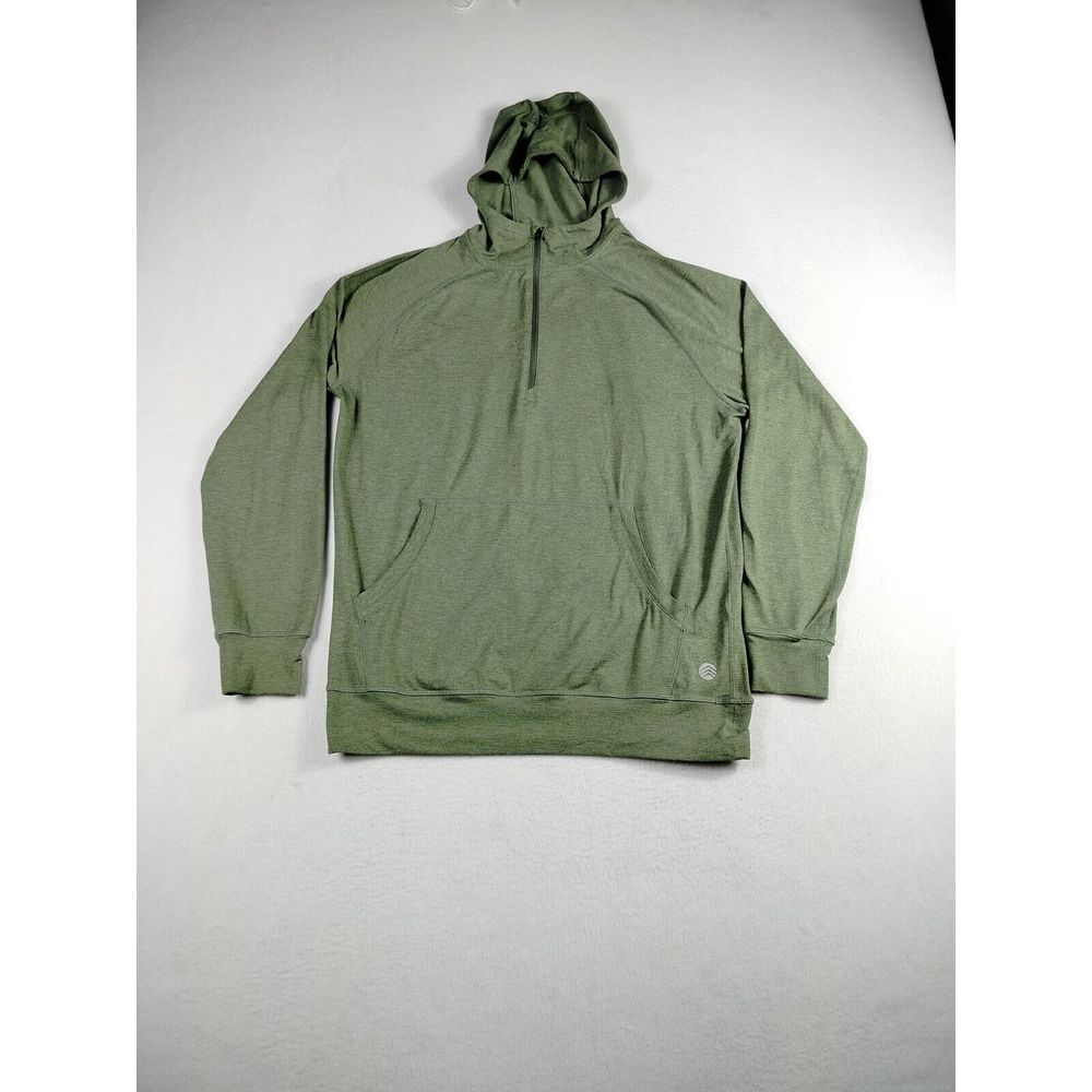 Solaris Hoodie Men's Small Green Gorpcore Outdoors Hiking Athletic Athleisure‎